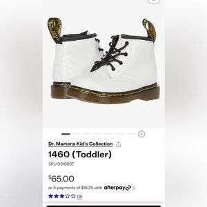 Dr. Marten 1460 toddler boots